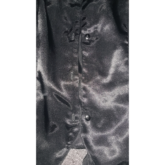 Maggie Lawrence Black Satin Blouse - Picture 4 of 4